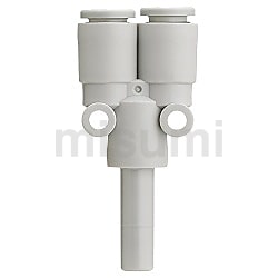 ワンタッチ管継手 KQ2シリーズ ブランチユニオンワイ KQ2U | SMC | MISUMI(ミスミ)