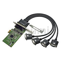 【大放出セール】 REX-PE64D | 4ポート RS-232C・デジタルI／O PCI Expressボード ベアボーン・キット