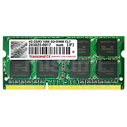 DDR3 204PIN SO-DIMM Non ECC（1.5V 標準品） | トランセンド | MISUMI