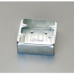 124x120x50mm 露出スイッチボックス(ハブ無/2個用) | エスコ | MISUMI(ミスミ)