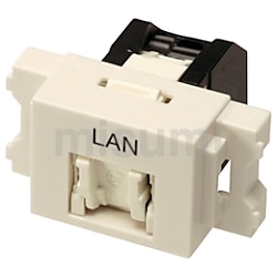 Cat5e RJ45 モジュラージャック　白50個 Cat5e RJ45（LAN）モジュラープラグコネクタ 50個入りパック