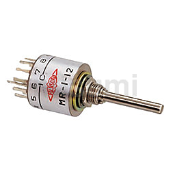 MR1-12-Z | フジソク ロータリスイッチ,12極, パネルマウント ｷﾊﾞﾝﾖｳ