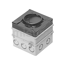 絶対的な信頼 四角PCボックス | 4CBL-T1175A （鉄塗代カバー付） 未来工業 | その他