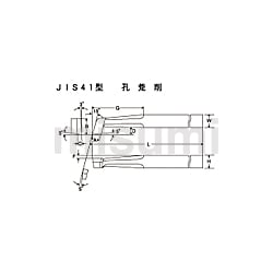 41-25 | ハイスバイト JIS41型 孔荒削 | 三和製作所 | MISUMI(ミスミ)