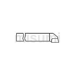 超硬バイト JIS34形 左勝手 | 三和製作所 | MISUMI(ミスミ)