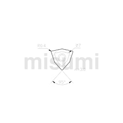 JPW950704A-AC225 | スローアウェイチップ(JPW95) | 大昭和精機