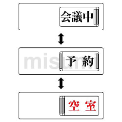 843-37 | ドア表示板 空室表示 | ユニット | ミスミ | 743-7081