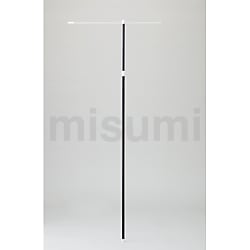 日本緑十字社 のぼり旗用ポール(600mm幅用) 白 ノボリ用ポールR
