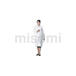 白衣女子（袖口ひも入）[51-011]ダブルL （TRUSCO 研究用