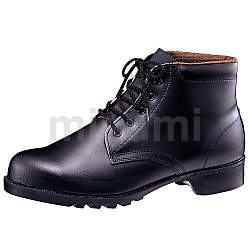 1010002814 | 耐油・耐薬仕様ゴム底安全靴・中編上靴 V262NT ブラック