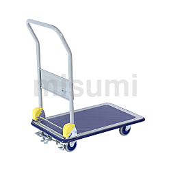 【当店限定販売】 NHT-106 | 小型スチール台車 フットブレーキ付 | 金沢車輛 台車