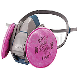 取替式防じんマスク 6500QL／2091-RL3 | スリーエムジャパン | MISUMI