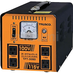 変圧器 ポータブルトランス（降圧・昇圧兼用タイプ） TPT-30BD