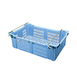 郵送買取 新品5台以上送料無料キャンペーン中！！  メッシュコンテナ BK型（ネスティング/スタッキング両方 家具・インテリア