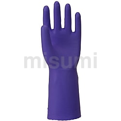 2046-S | やわらかい手袋 ビニール厚手 パープル色 ＃2046 | 川西工業