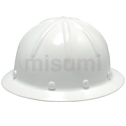 FRP樹脂製ヘルメットHK型（全周つばタイプ・衝撃吸収ライナー付