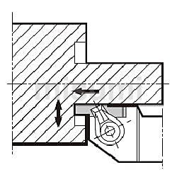 端面溝入れホルダ（GVFチップ用） GFVS型