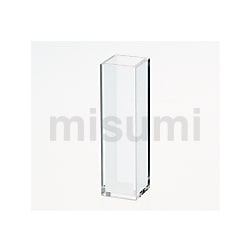 テンパックスセル 四面透明 10×10×45H | 東京硝子器械 | MISUMI