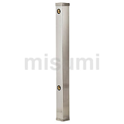 カクダイ 6161B-1000 ステンレス水栓柱/70角 6161B-1000≪お取寄商品≫
