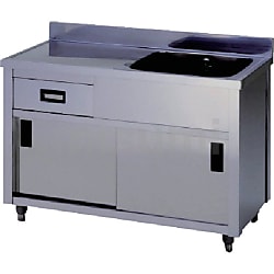 APM1-1500H-L | 一槽水切キャビネットシンク左水槽 ｼﾞｯｹﾝﾀﾞｲ