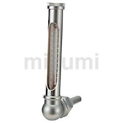 右下 GL温度計 0～50℃・感温部25L | 右下精器製造 | MISUMI(ミスミ)