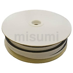 【正規逆輸入品】 D型スポンジケーブル用パイプ 15mm×10mm×25m ドラム巻粘着付 その他