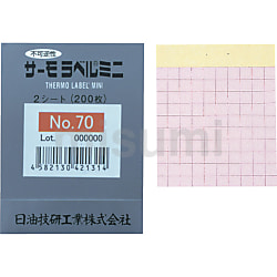日油技研工業 サーモラベル(R)ミニシリーズ(不可逆) No.60 通販