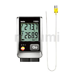 テストー 温度ロガK熱電対針金タイプ2chセット | テストー | MISUMI