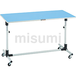 上下調節機能付作業台(キャスター付)均等荷重50kg | トラスコ 上下調節機能付作業台(キャスター付)均等荷重50kg | トラスコ