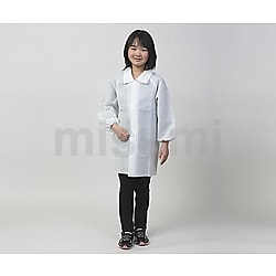 ファッション CLEAN1303 AZ 子供白衣 MISUMI(ミスミ) | アズワン | 研究用衣類・小物
