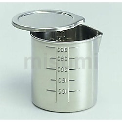 【公式サイト】正規ブランド品通販 本体のみ 1L 手ナシ ステンレス目盛付ビーカー | MISUMI | 三商 缶