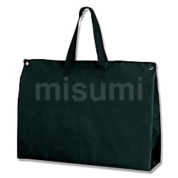 008739001-PACK | Fバッグ チャック付LL 黒 | シモジマ | MISUMI