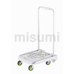 小型軽量樹脂製運搬車 weego WP-2G-W ホワイト | 三商 | MISUMI