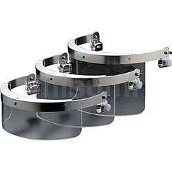 20-60代 人気ファッションブランド ミドリ安全 防災面 ヘルメット取付・半面シールド型 MB-126H 小 タイムセール