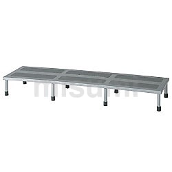 新品　踏み台　滑り止め加工付き 3-388-01 | 幅広踏み台（天板滑り止めシート付き） ﾊﾊﾞﾋﾞﾛﾌﾐﾀﾞｲ(ﾃﾝﾊﾞﾝ