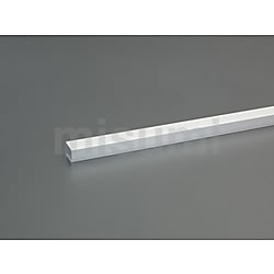 20mm アルミ平角パイプ(シルバー)