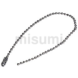 ステンレスチェーン ボールチェーン 50cm 1.8mm幅 ネックレス