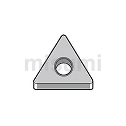 TNMG160408MS-CA6515 | 京セラ・TNMG-MS・三角形・ネガ・穴有・旋削