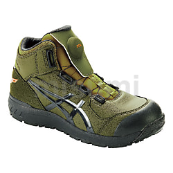 Boa［廃色品］アシックス 安全靴CP304 スモッググリーン/グラファイトグレー