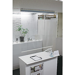 透明ロールスクリーン　2つ1セット。 楽天市場】[ポイント10倍×20日20時から4時間限定] ビニール