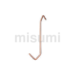 スタンダードフック 鉄（角曲げ） | 岩田製作所 | MISUMI(ミスミ)