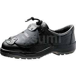 甲プロテクタ付　ワイド樹脂先芯耐滑安全靴　ＣＪ０１０甲プロＭ２ゴム紐　２５．５ｃｍ
