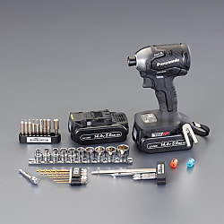 エスコ(esco) DC14.4V マルチインパクトドライバーセット(充電式) EA813PA-126A｜DC14.4V ﾏﾙﾁｲﾝﾊﾟｸﾄﾄﾞﾗｲﾊﾞｰｾｯﾄ(充電式)のページ -