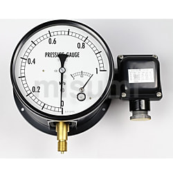 長野計器 マイクロスイッチ接点付圧力計（150Φ） | アズワン | MISUMI