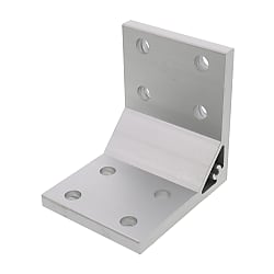 8 Series (Groove Width 10 mm) - for 2-Row Grooves - Extruded Thick Bracket, 8-Mounting Hole Type HBLTDW8-SST