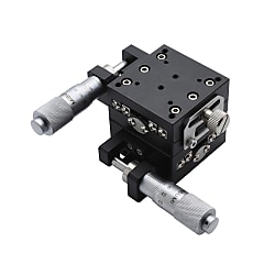 Manual Goniometer Stages Crossed Roller Guide Type Double Axis