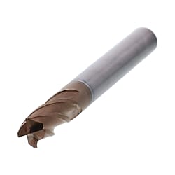 XCP Coated Carbide Radius End Mill For Tempered Steel / High Hardness Steel Machining / 4-Flute / Regular Type