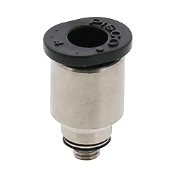 For General Piping, Mini-Type Tube Fitting, Hex Socket Head Straight POC1/4-M6M