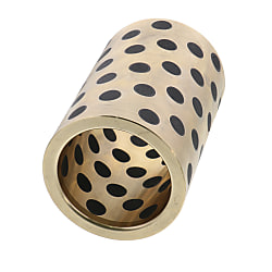 Oiles America Corporation SPB-354550 45 mm OD Straight Bushing 50 mm Length OILES 500SP1 SL1 High-strength Brass with Embedded Solid Lubricant Material 35 mm ID 