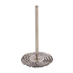Mounted Wheel Brush With Miniature Stainless Steel Shank MW